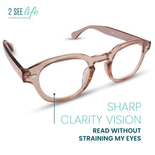 Retro Blue Light Reading Glasses For Women | R-895P