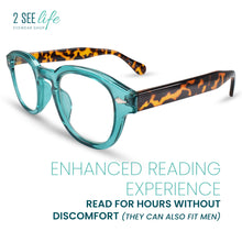 Retro Blue Light Reading Glasses For Women | R-895P