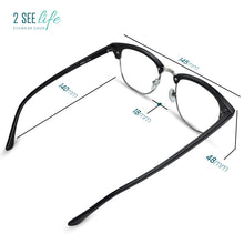 Gold Wire Rim Blue Light Reading Glasses R-827