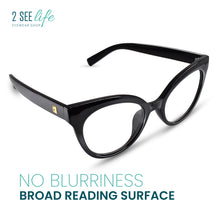 large cat eye reading glasses