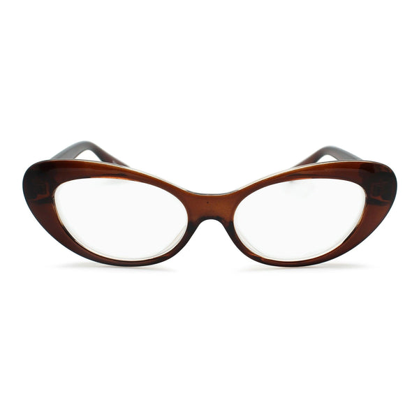 Oval cat eye glasses hotsell